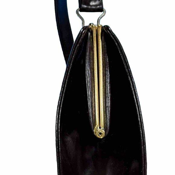 VTG James Florsheim London for Woodward and Lothrop Brown Leather Tailored Purse - Picture 5 of 15